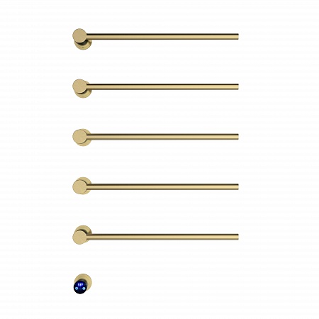 Аккорд П5 500х800 электро Полотенцесушитель TERMINUS Брашированное золото Дубна - фото 2 Аккорд П5 500х800 электро Полотенцесушитель TERMINUS Брашированное золото Дубна - фото 2