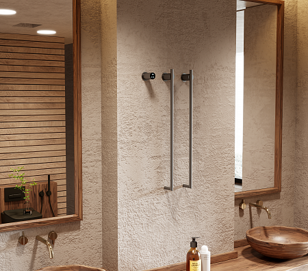 Рондо П2 350х760 электро Полотенцесушитель TERMINUS Оружейная сталь Дубна - фото 6 Рондо П2 350х760 электро Полотенцесушитель TERMINUS Оружейная сталь Дубна - фото 6