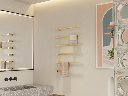 Аккорд П5 500х800 электро Полотенцесушитель TERMINUS Брашированное золото Дубна - фото 5 Аккорд П5 500х800 электро Полотенцесушитель TERMINUS Брашированное золото Дубна - фото 5