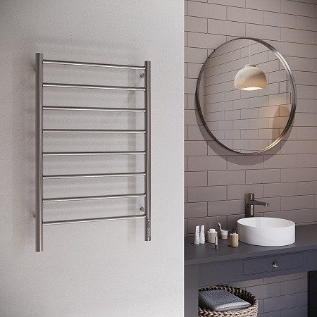 Аврора П8 500х850 Электро Полотенцесушитель TERMINUS Оружейная сталь Дубна - фото 3 Аврора П8 500х850 Электро Полотенцесушитель TERMINUS Оружейная сталь Дубна - фото 3