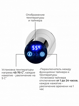 Аккорд П5 500х800 электро Полотенцесушитель TERMINUS Нержавеющая сталь Дубна - фото 4 Аккорд П5 500х800 электро Полотенцесушитель TERMINUS Нержавеющая сталь Дубна - фото 4