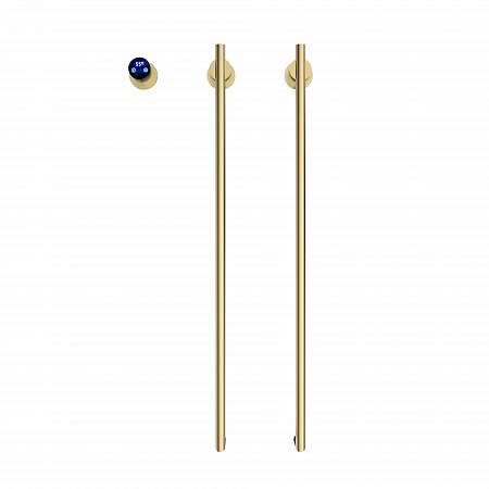 Рондо П2 350х760 электро Полотенцесушитель TERMINUS Брашированное золото Дубна - фото 2 Рондо П2 350х760 электро Полотенцесушитель TERMINUS Брашированное золото Дубна - фото 2